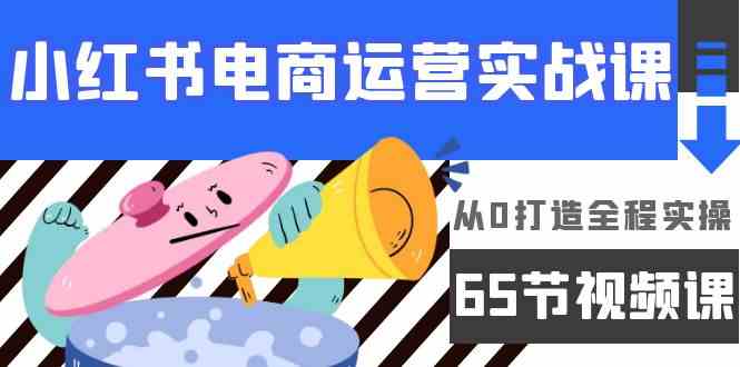 小红书电商运营实战课，从0打造全程实操（65节视频课）-徐小晨博客
