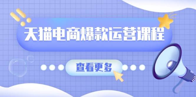 天猫电商爆款运营课程，爆款卖点提炼与流量实操，多套模型全面学习-徐小晨博客