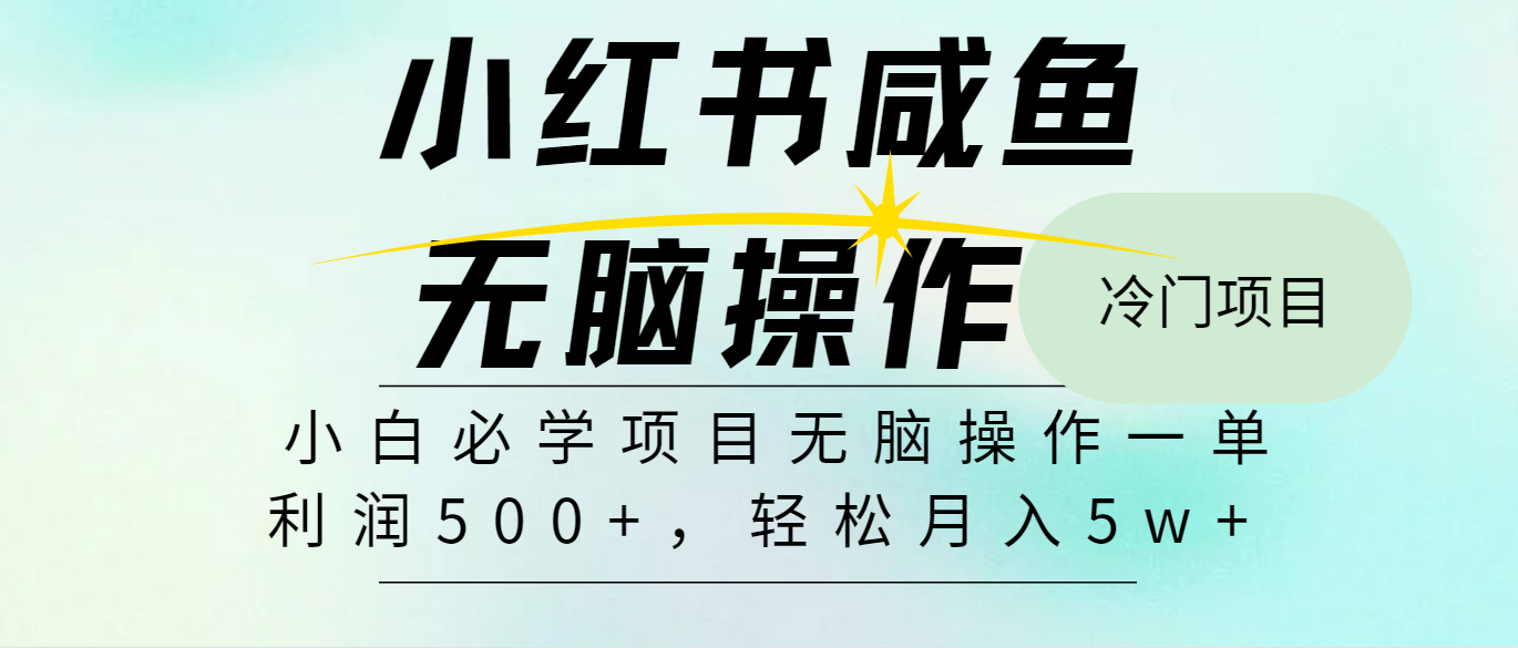 全网首发2024最热门赚钱暴利手机操作项目，简单无脑操作，每单利润最少500+-徐小晨博客