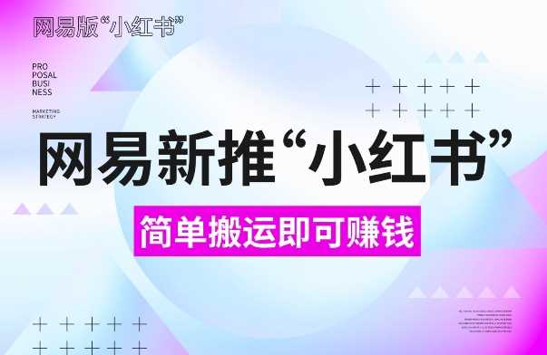 网易官方新推“小红书”，搬运即有收益，新手小白千万别错过(附详细教程)【揭秘】-徐小晨博客