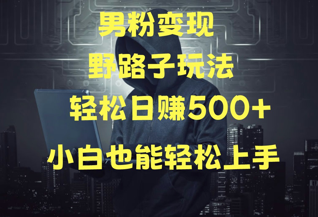 当下最火男粉变现项目月入5W+，小白也能轻松盈利-徐小晨博客