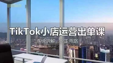 TikTok小店运营出单课，从开店选品、运营出单、发货回款，进行全流程讲解-徐小晨博客