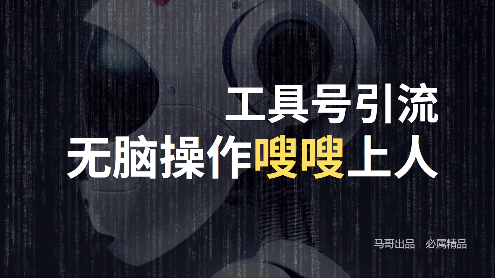 工具号高效引流法，嗖嗖上人，日引1000+，直接搬运，无脑操作-徐小晨博客
