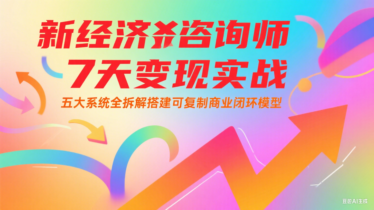 新经济咨询师 7 天变现实战：五大系统全拆解搭建可复制商业闭环模型-徐小晨博客