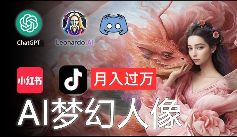 AI摄影梦幻人像：零基础也能月入过万的秘密【揭秘】-徐小晨博客