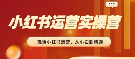 2024小红书运营实操营，从入门到精通，完成从0~1~100-徐小晨博客