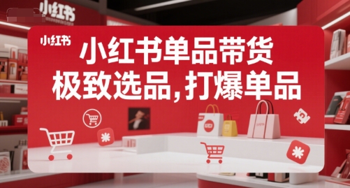 小红书单品带货，极致选品，打爆单品（更新）-徐小晨博客