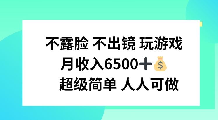 不露脸 不出境 玩游戏，月入6500 超级简单 人人可做【揭秘】-徐小晨博客