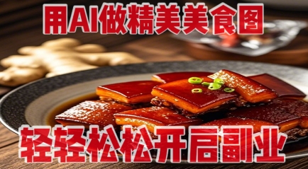用AI做精美美食图，无需专业设备拍摄，轻轻松松开启副业-徐小晨博客