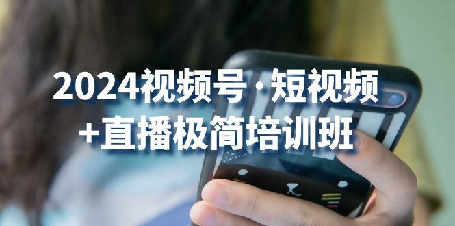 2024视频号短视频+直播极简培训班：抓住视频号风口，流量红利-徐小晨博客