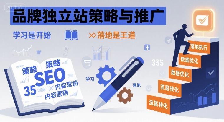 品牌独立站策略与推广，学习是开始，落地是王道-徐小晨博客