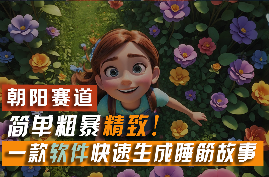 利用一款软件5分钟一条爆款睡筋故事,简单粗暴精致!小白月入2w+-徐小晨博客
