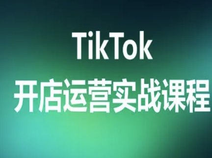 TikTok开店运营实战课程，TK跨境电商实操全流程-徐小晨博客