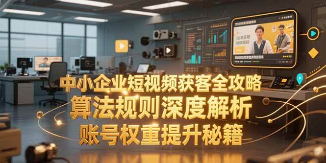 中小企业短视频获客全攻略，算法规则深度解析，账号权重提升秘籍-徐小晨博客