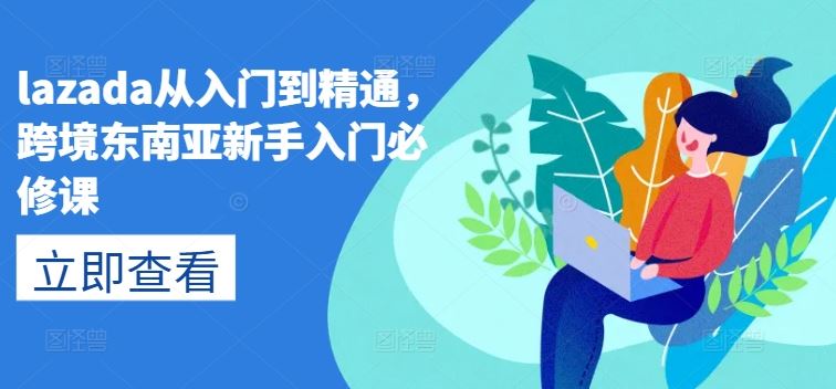 lazada从入门到精通，跨境东南亚新手入门必修课-徐小晨博客