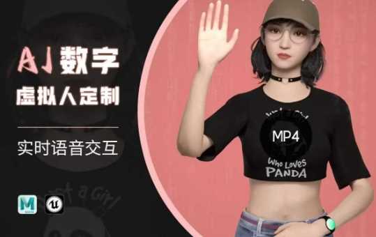 Ai数字人虚拟(智能体)实时语音交互特训营，自行定制超写实角色AI数字人交互技术-徐小晨博客