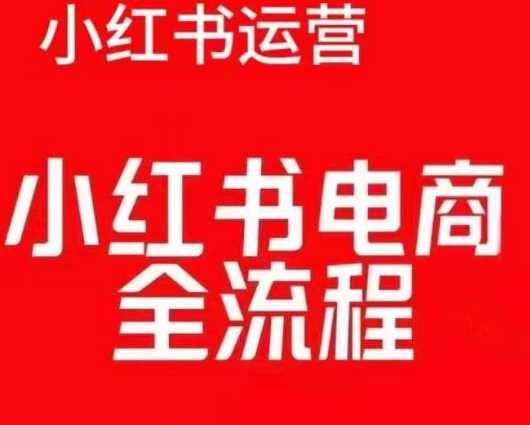 红薯电商实操课，小红书电商全流程-徐小晨博客