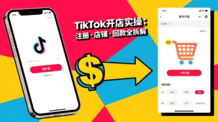 TikTok从开店到投流的进阶课，从基础实操到高阶技巧一网打尽-徐小晨博客
