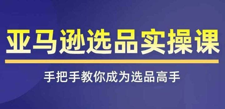 亚马逊选品实操课程，快速掌握亚马逊选品的技巧，覆盖亚马逊选品所有渠道-徐小晨博客