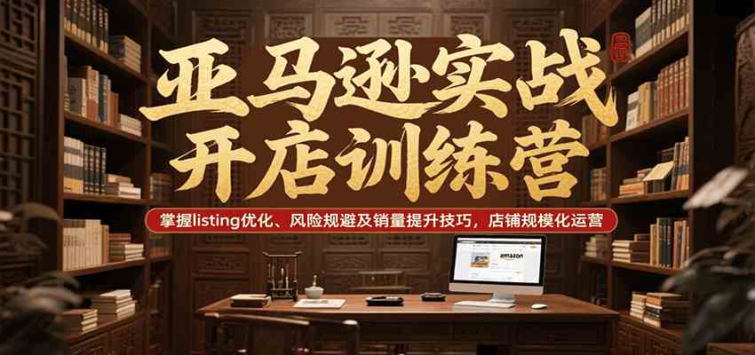 亚马逊实战开店训练营，掌握listing优化、风险规避及销量提升技巧，店铺规模化运营-徐小晨博客