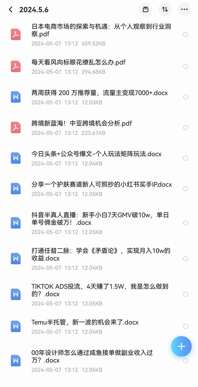 2024生财有术·第八期 互联网创业者聚集地，复制高手赚钱方法(5月9日更新-徐小晨博客