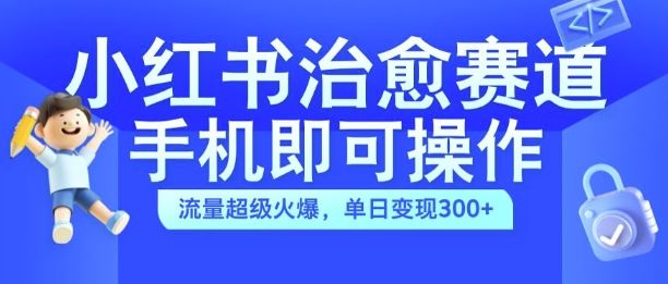 小红书治愈视频赛道，手机即可操作，流量超级火爆，单日变现300+【揭秘】-徐小晨博客