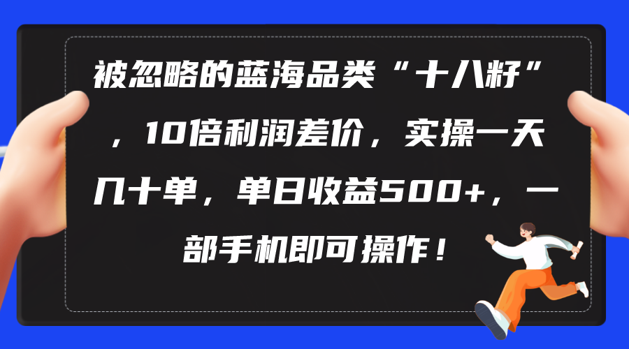 被忽略的蓝海品类“十八籽”，10倍利润差价，实操一天几十单 单日收益500+-徐小晨博客