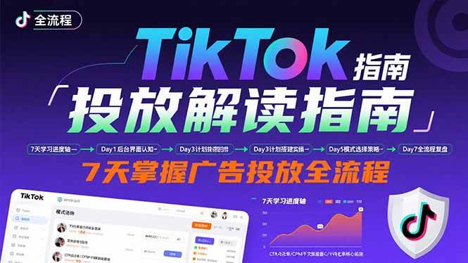 TikTok投放解读指南：后台操作/计划建立/模式选择，7天掌握广告投放全流程-徐小晨博客