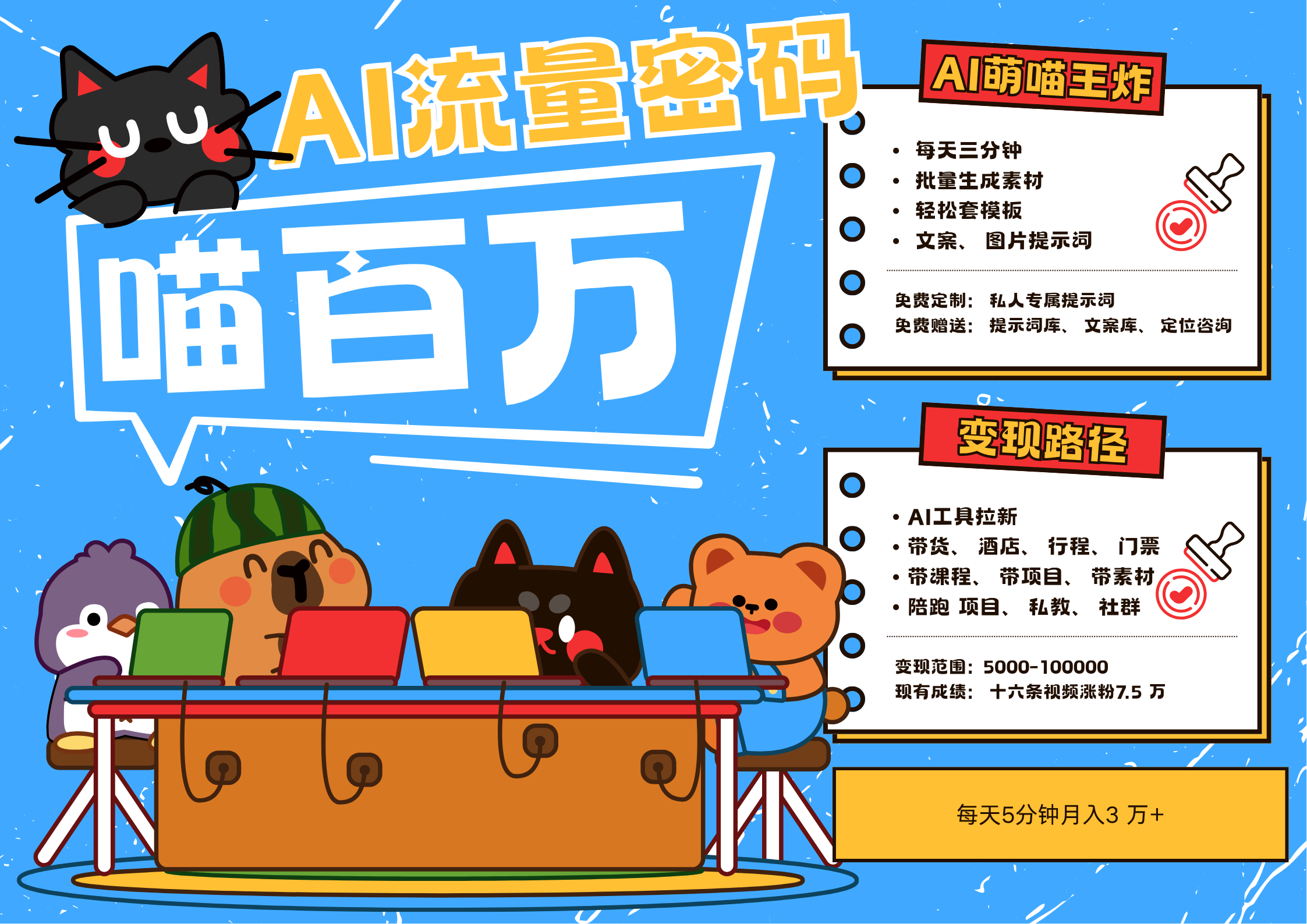 AI+宠物+旅行，2025最火流量密码 轻松用AI宠物做文旅账号，N种变现渠道月入五位数-徐小晨博客
