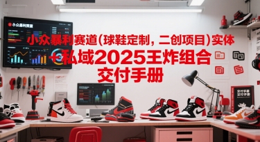 小众暴利赛道(球鞋定制，二创项目)实体+私域2025王炸组合 交付手册-徐小晨博客