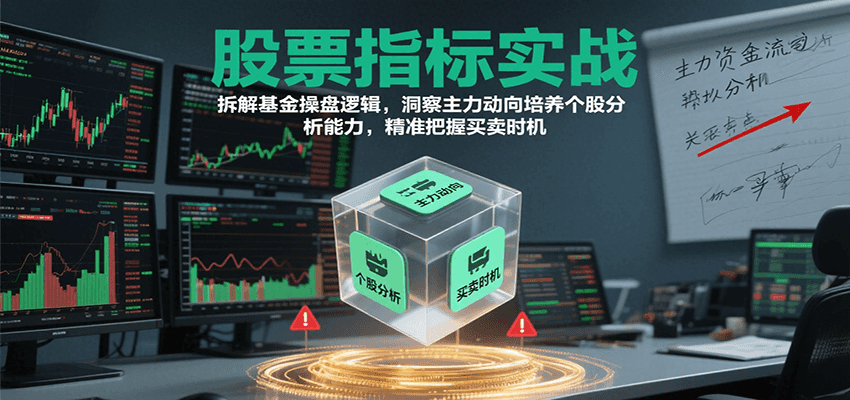 股票指标实战，拆解基金操盘逻辑，洞察主力动向培养个股分析能力，精准把握买卖时机-徐小晨博客