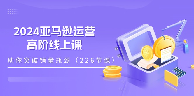 2024亚马逊运营-高阶线上课，助你突破销量瓶颈（228节课）-徐小晨博客
