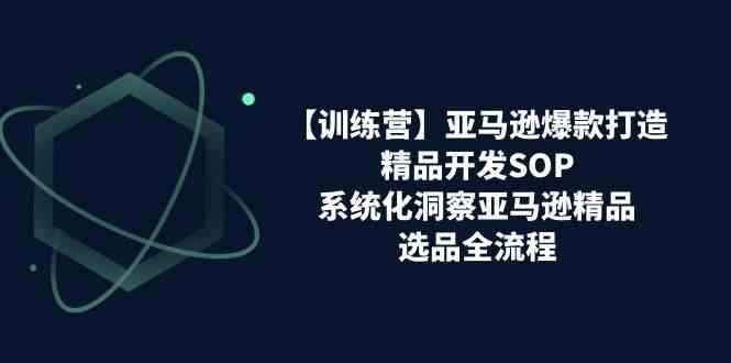 亚马逊爆款打造之精品开发SOP【训练营】，系统化洞察亚马逊精品选品全流程-徐小晨博客
