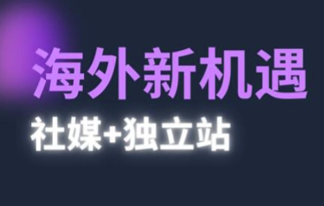 2025出海新机遇(社媒+独立站)，海外新机遇，实现独立站的高效运营与出海-徐小晨博客