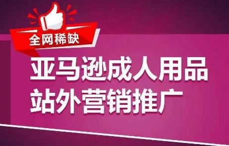全网稀缺！亚马逊成人用品站外营销推广，教你引爆站外流量，开启爆单模式-徐小晨博客