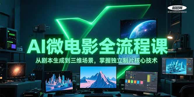 AI微电影全流程课，从剧本生成到三维场景，掌握独立制片核心技术-徐小晨博客