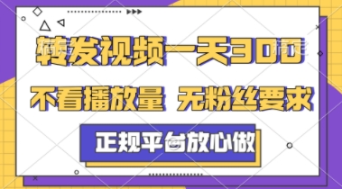 转发视频一天3张+，正规平台放心做，不看播放量，不看粉丝量，一个任务几分钟完成【揭秘】-徐小晨博客