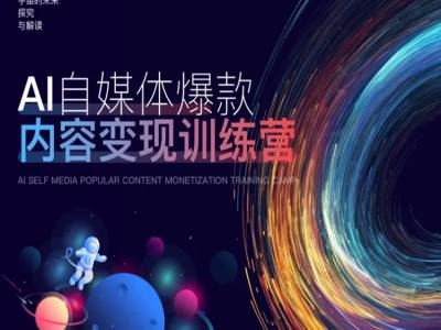 AI自媒体爆款内容变现训练营，20%底层逻辑，60%实操方法，20%案例拆解(即学即用)-徐小晨博客