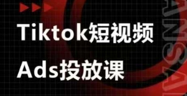Ads视频投放课，tiktok短视频广告投放课-徐小晨博客