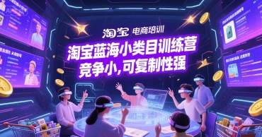淘宝蓝海小类目训练营， 竞争小，可复制性强-徐小晨博客