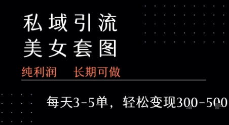 私域卖套图每天3-5单 每单利润99-2张+-徐小晨博客