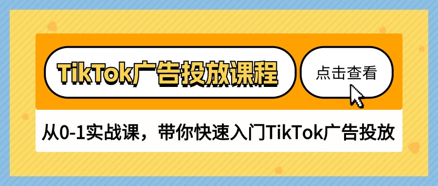 TikTok广告投放课程，从0-1实战课，带你快速入门TikTok广告投放（30节课）-徐小晨博客