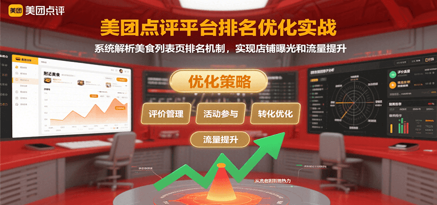 美团点评平台排名优化实战，系统解析美食列表页排名机制，实现店铺曝光和流量提升-徐小晨博客
