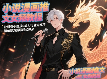 小说漫画推文女频教程，让所有小白从0成为行业内高手，简单暴力兼职轻松挣米-徐小晨博客