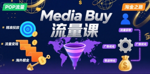 Media Buy之POP流量课，带你开启海外Media Buy淘金之路-徐小晨博客