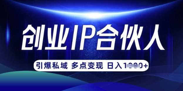 云帆·创业ip合伙人打造3.0，从0到1教你做网创，实现月入过W-徐小晨博客