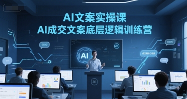 AI文案实操课，AI成交文案底层逻辑训练营-徐小晨博客