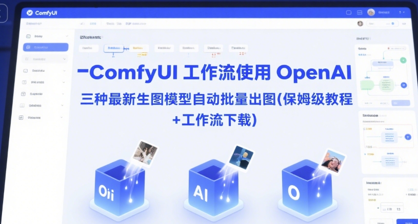 ComfyUI 工作流使用 OpenAI 三种最新生图模型自动批量出图(保姆级教程+工作流下载)-徐小晨博客