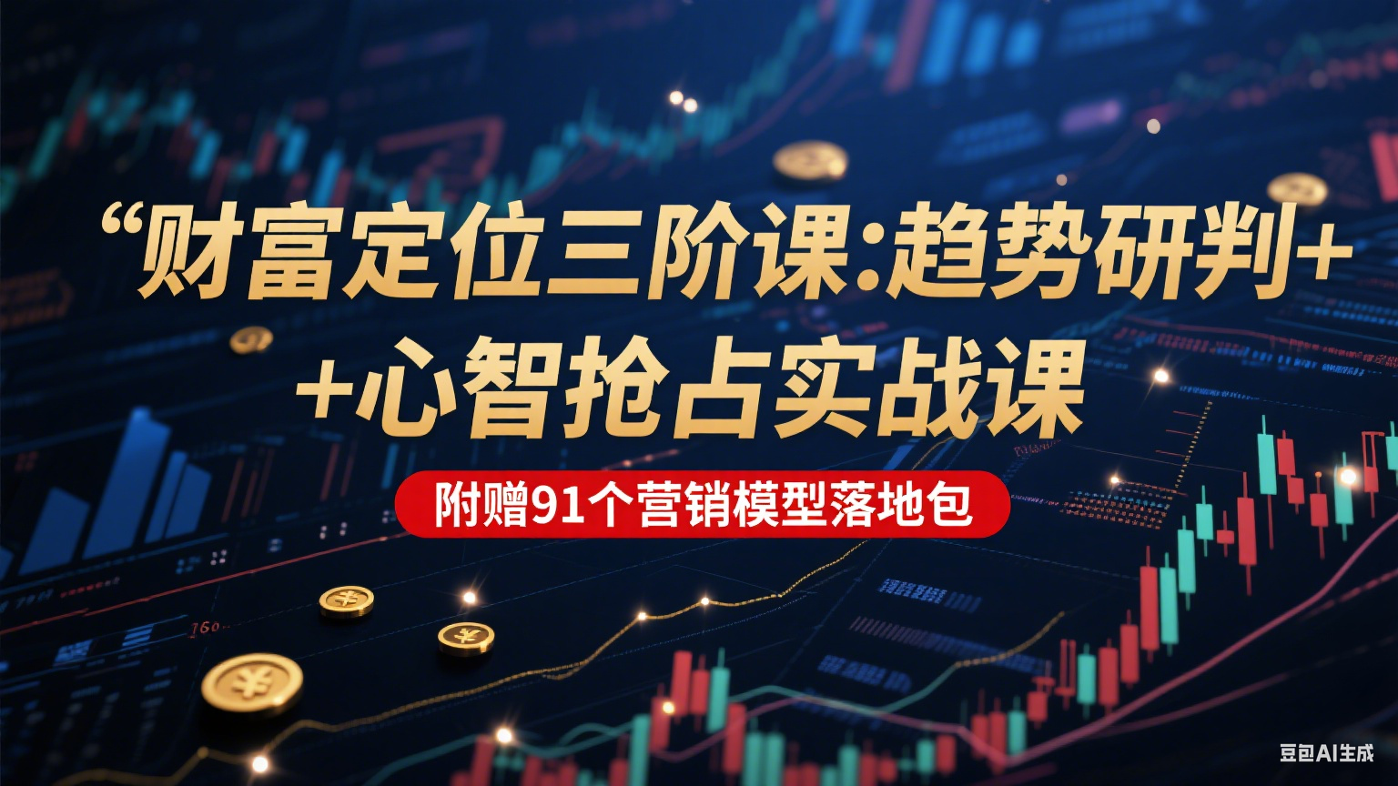 财富定位三阶：趋势研判 + 心智抢占实战课，附赠91个营销模型落地包-徐小晨博客