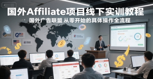 国外Affiliate项目线下实训教程，国外广告联盟从零开始的具体操作全流程-徐小晨博客